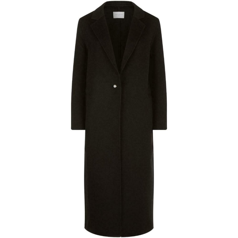 NWOT Sandro Wool Coat in Black
